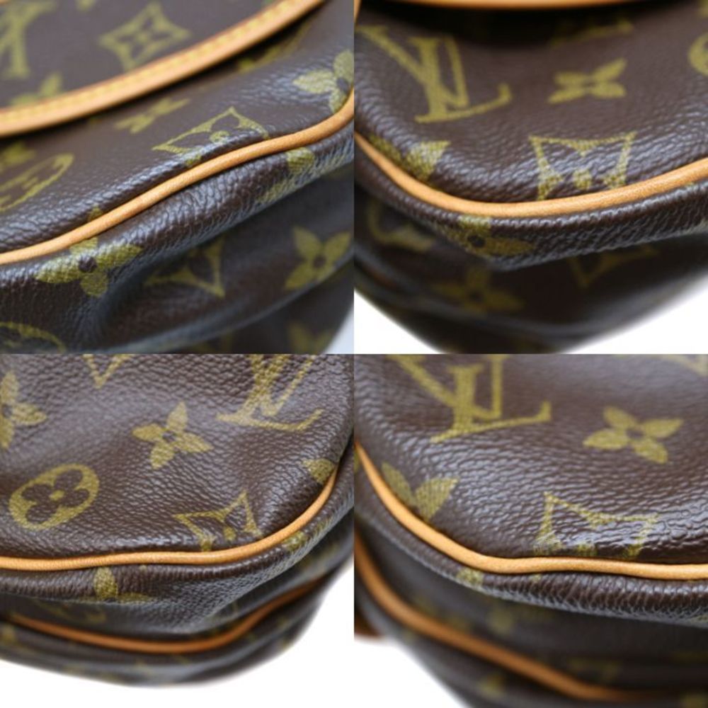 Louis Vuitton Bag Shoulder Brown 30 Saumur Monogram Canvas - Picture 9 of 11